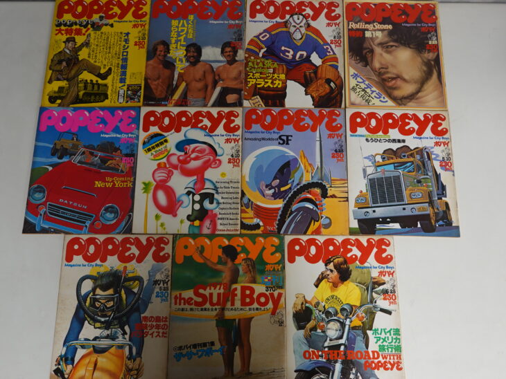 確認用ホットドッグPOPEYE 等ファッション雑誌