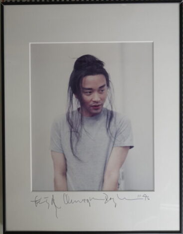 クリストファー・ドイル展販売写真(額装) レスリー・チャン オリジナルネガよりプリント