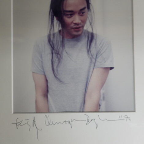 クリストファー・ドイル展販売写真(額装) レスリー・チャン オリジナルネガよりプリント