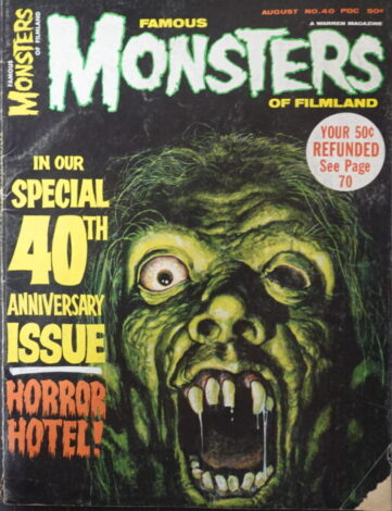 Famous Monsters of Filmland No.40（1966年8月号）