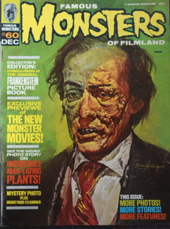 Famous Monsters of FilmlandNo. 60（1969年12月号）