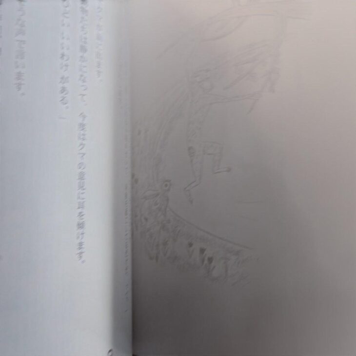 絵本『Perdu dans le bois（森のいいわけ）』金子國義イラスト 吉田稔 作