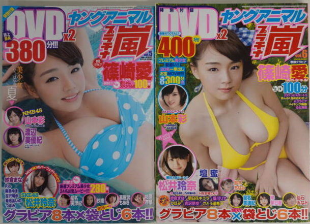 ヤングアニマル 篠崎愛表紙