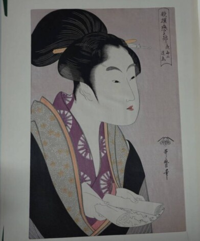 出張買取】『伝統芸術 手摺木版 大錦浮世絵美人名作撰』（全23巻46図揃