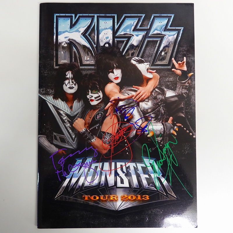 持込買取】KISS VIP席おみやげサイン入パンフレット~フォトシート~T